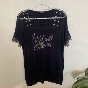 Darkwin Embellished Blouse XL